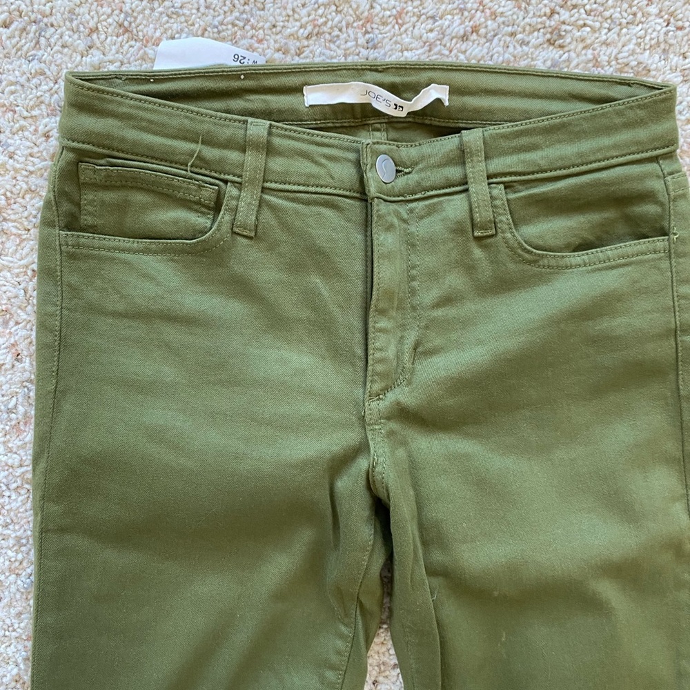 Joe’s The Skinny Hunter Green Size 26 Jeans